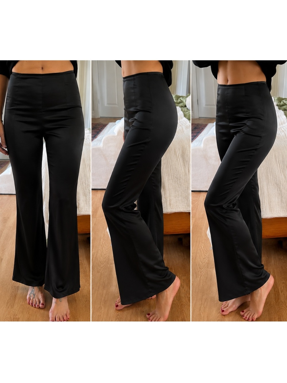 Acne cropped flare pants, size XS